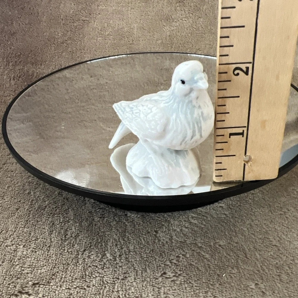 Miniature Porcelain Dove Figurine 2.25